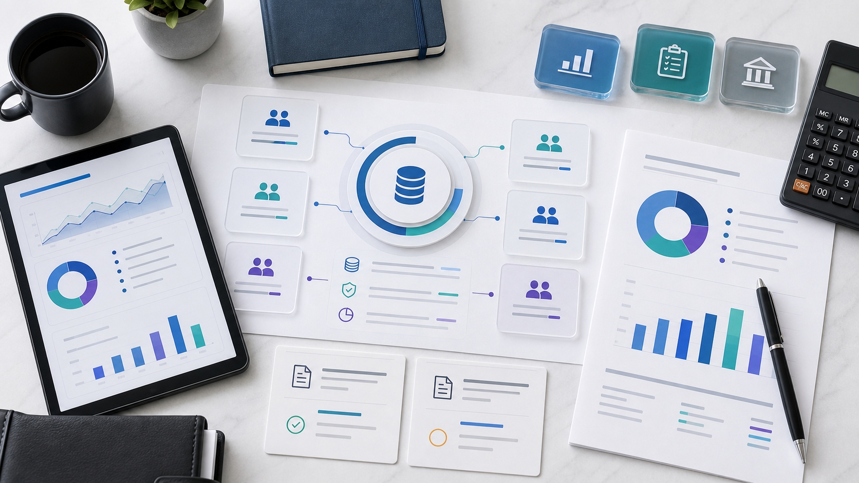 Shared credits and centralized billing for AI organization management