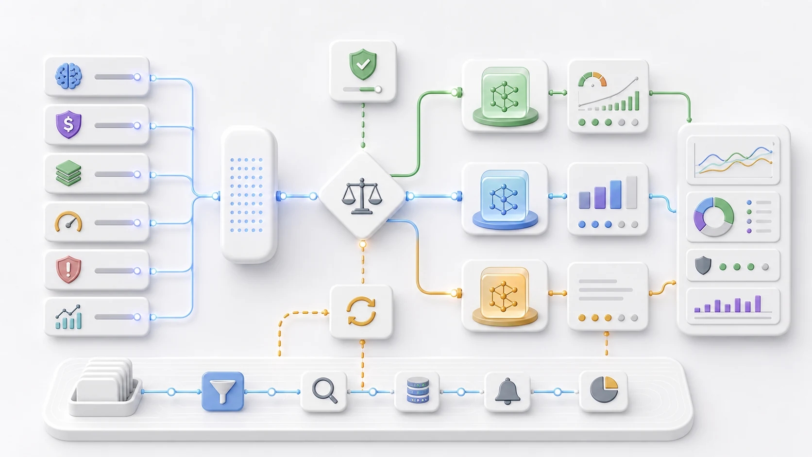 Claude Fable 5 vs Claude Opus 4.8 routing decision workflow with default, escalation, and fallback paths