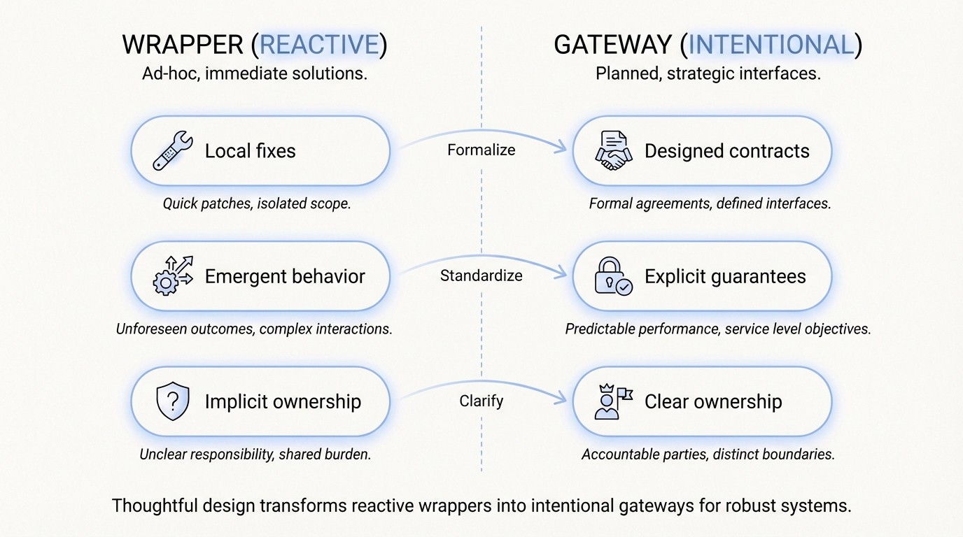 Wrapper vs Gateway