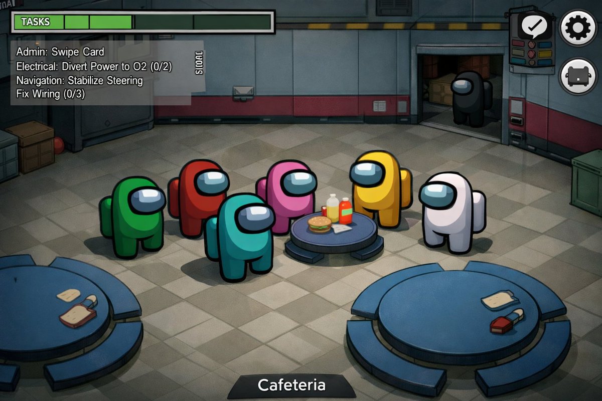 GPT Image 2 Among Us realistic screenshot sample