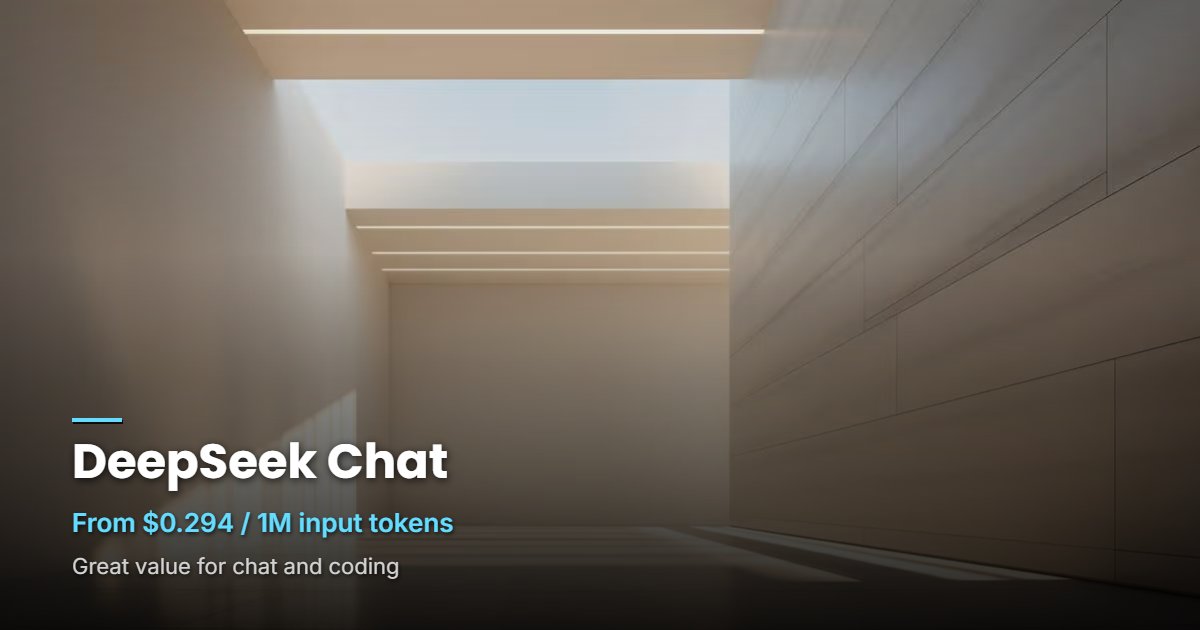 DeepSeek Chat API: High-Performance AI Chat Model | EvoLink