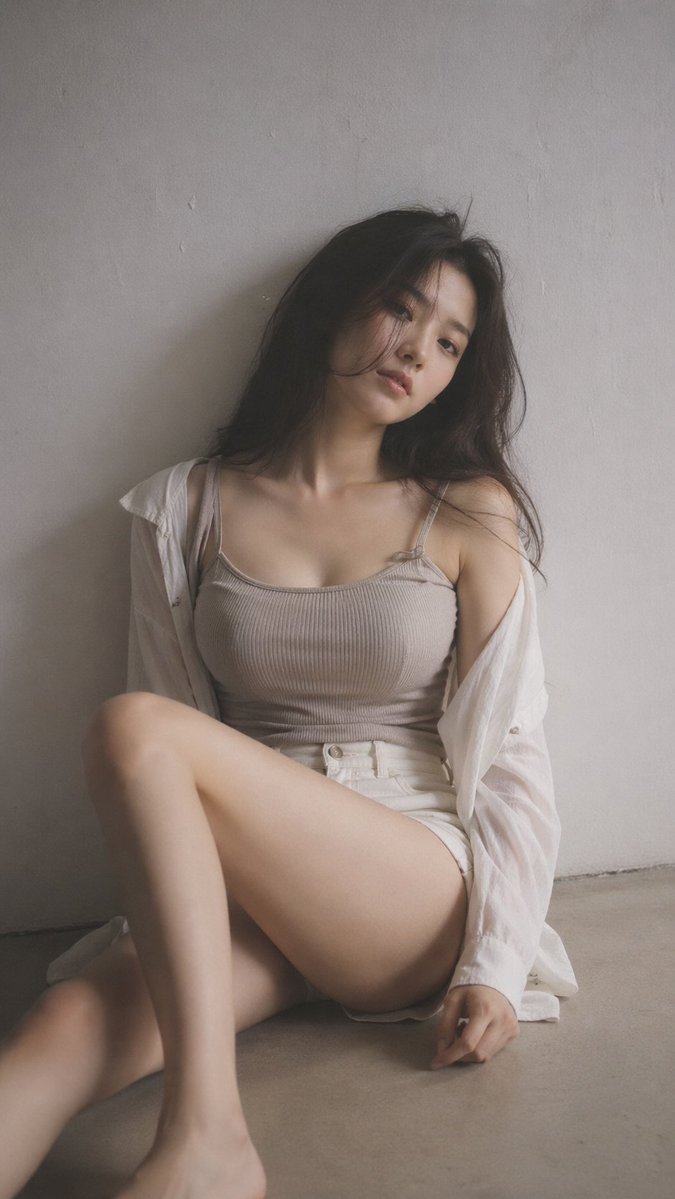 GPT Image 2 soft black mist editorial portrait sample