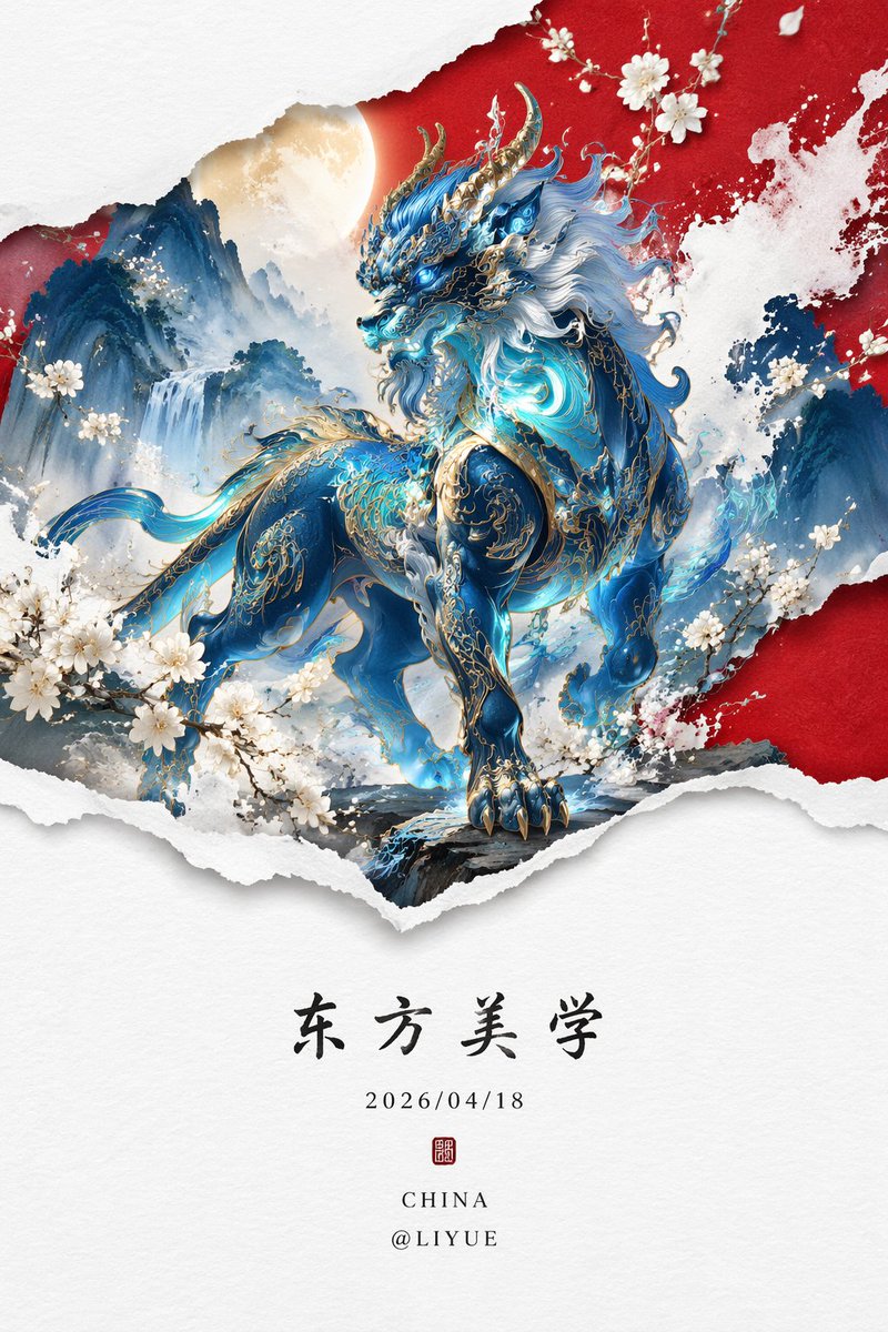 GPT Image 2 Qiongqi eastern aesthetics poster sample