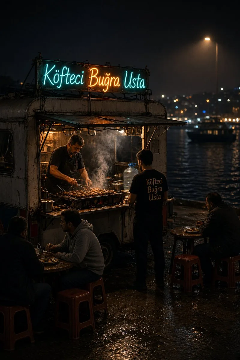 Istanbul waterfront food stall · 3