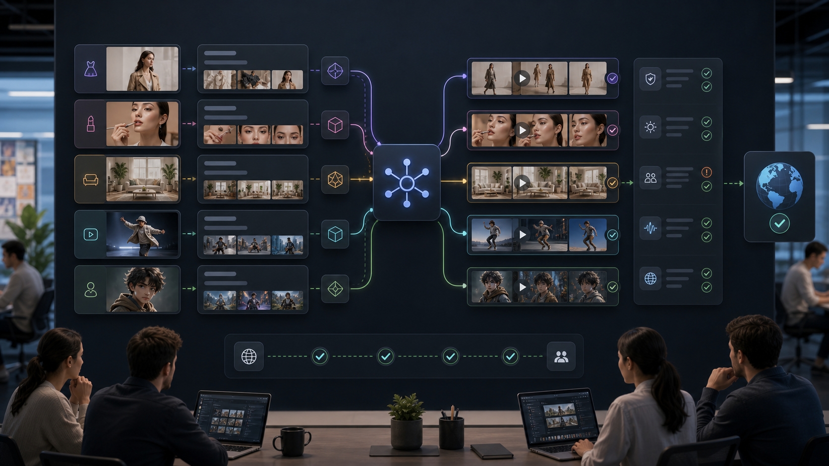 Overseas Seedance 2.0 route workflow for international creative video production on EvoLink
