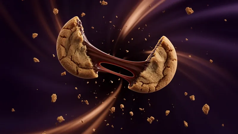 Cookie Split Macro Snack Ad video workflow example, not verified as Seedance 2.5 API output