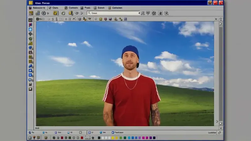 Late-1990s Paint Program Illusion video workflow example, not verified as Seedance 2.5 API output