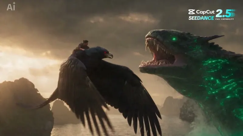 Vietnamese Mythic Creature Epic video workflow example, not verified as Seedance 2.5 API output