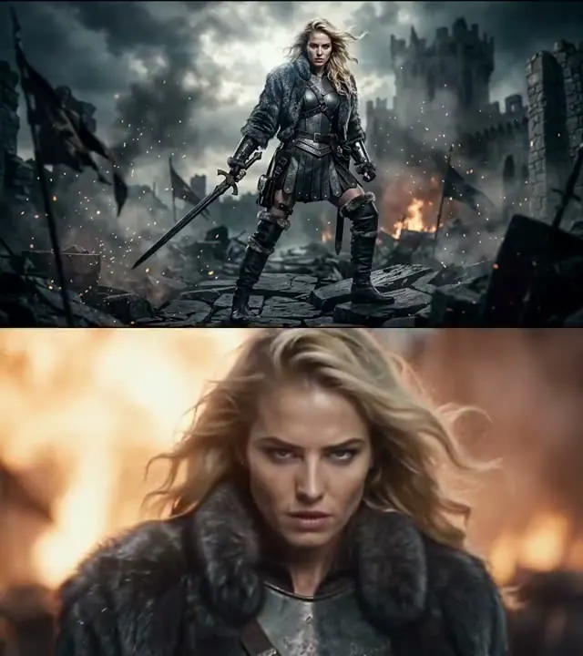 Impossible Warrior Fashion Editorial video workflow example, not verified as Seedance 2.5 API output