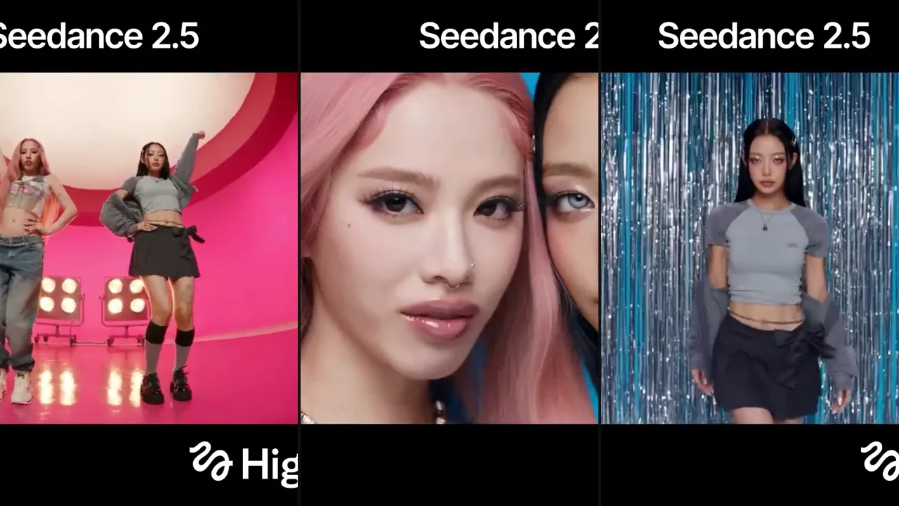 Y2K Pop Duo Music Video video workflow example, not verified as Seedance 2.5 API output