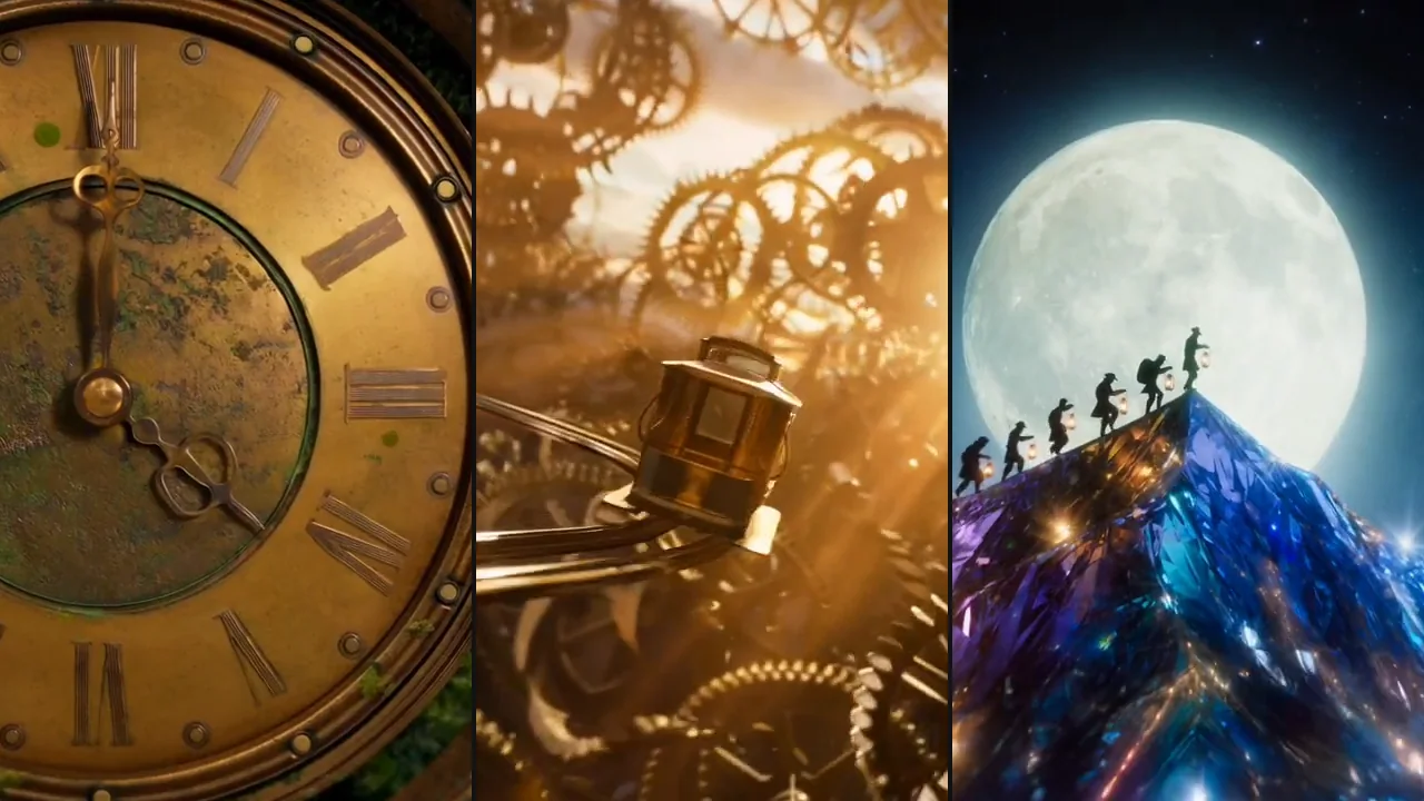 Cinematic Steampunk Motion Graphics official Seedance 2.5 showcase clip from the launch materials