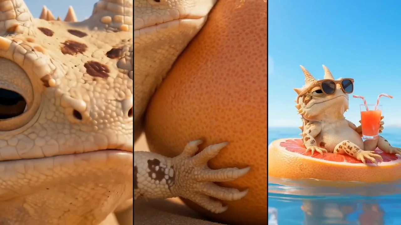 Desert Lizard Grapefruit Ad official Seedance 2.5 showcase clip from the launch materials
