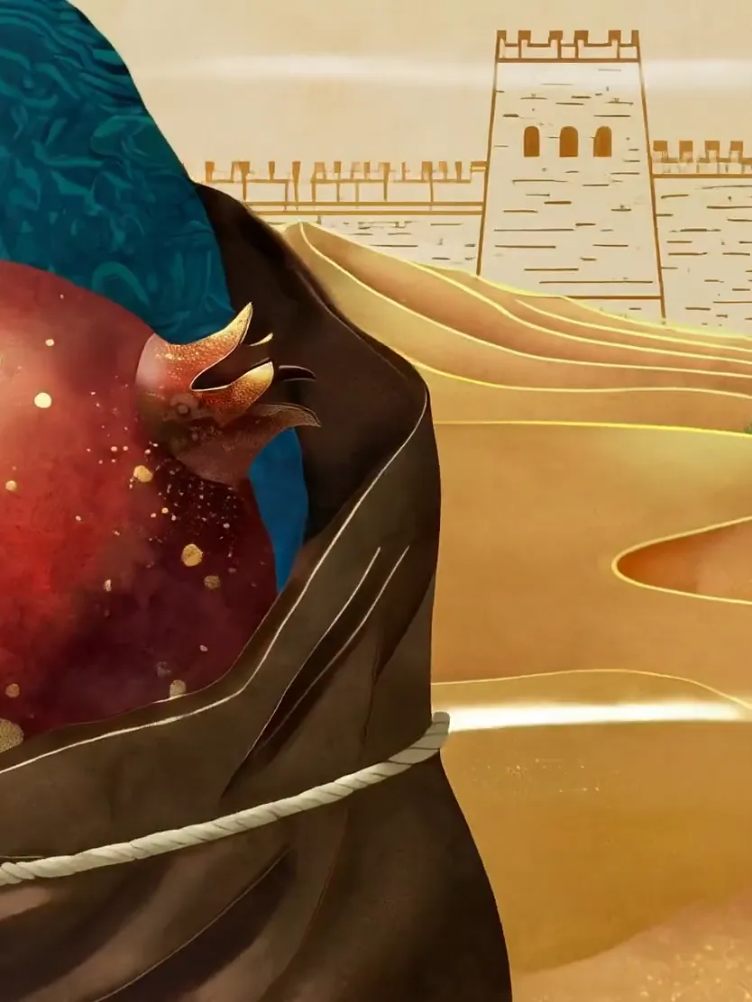 Silk Road Pomegranate Journey official Seedance 2.5 showcase clip from the launch materials
